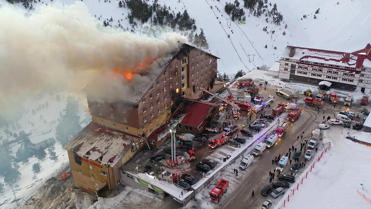 Bolu'da Otel Yangınında Can Kaybı: 66 Kişi