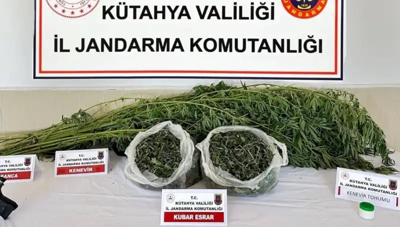 Kütahya'da Şok Uyuşturucu Operasyonu: Büyükköy'de Bir Kişi Yakalandı