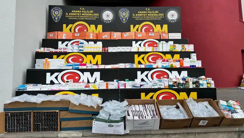 Adana'da Yasa Dışı İlaç Operasyonunda 10 Kişi Gözaltına Alındı
