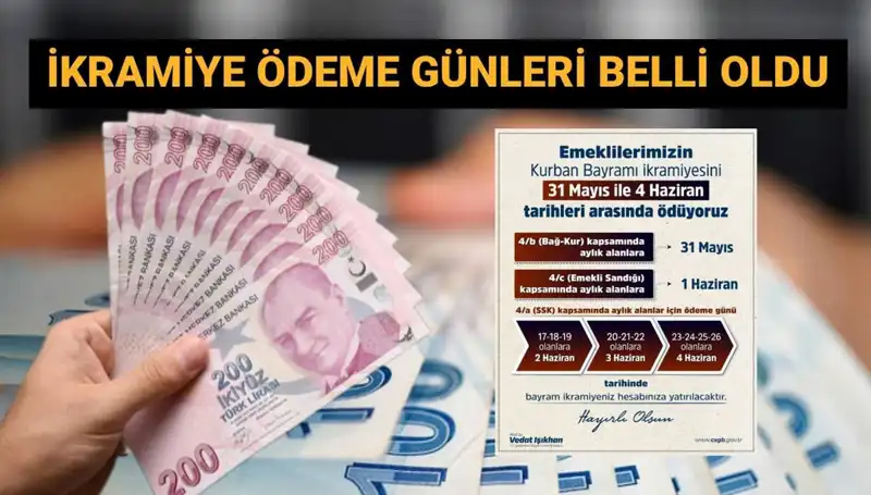 Emeklilerin Bayram İkramiyeleri Hesaplara Yatıyor: Tarihler ve Detaylar