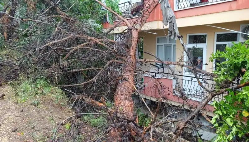 Tarihin Tanığı Bina Yağmura Daha Fazla Dayanamadı, Yerle Bir Oldu!