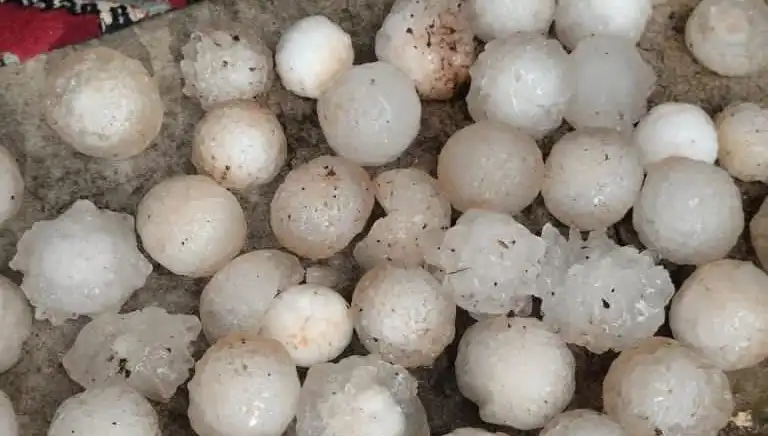 Şanlıurfa’da Kar Topu Büyüklüğünde Dolu Yağışı Şok Pedi!